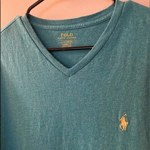 Ralph Lauren Classic Fit V Neck T-Shirt - Large